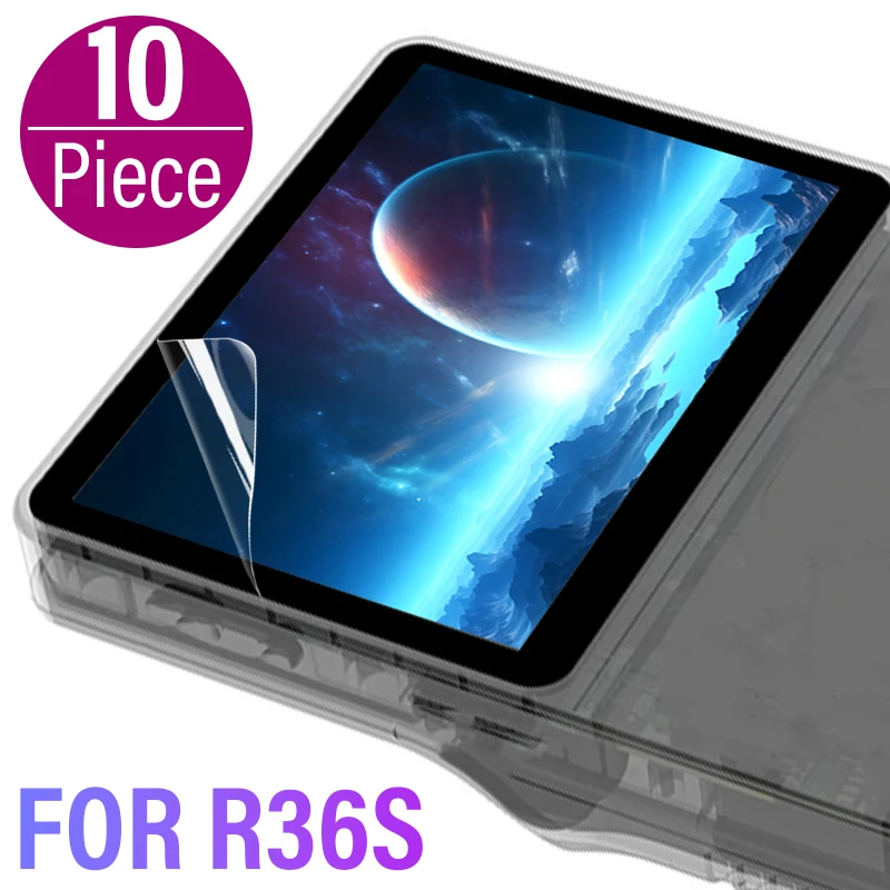 1-10PCS Soft PET Hydrogel Films for R36S Retro Game Console Screen Protectors HD Clear Anti Scratch Protective Films for R36S