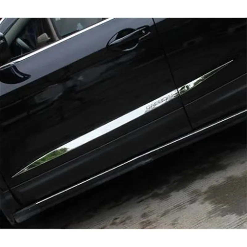 FIT FOR NISSAN QASHQAI J11 2014-2018CHROME DOOR SIDE LINE GARNISH BODY MOLDING COVER PROTECTOR TRIM ACCESSORIES