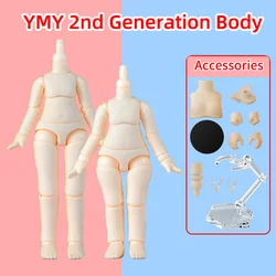 Second Generation Ymy Joint Doll Body Boy Girl Body Toy Replacement Joint Hand Accessories For Obitsu 11, Gsc Head, Ob11,1/12Bjd