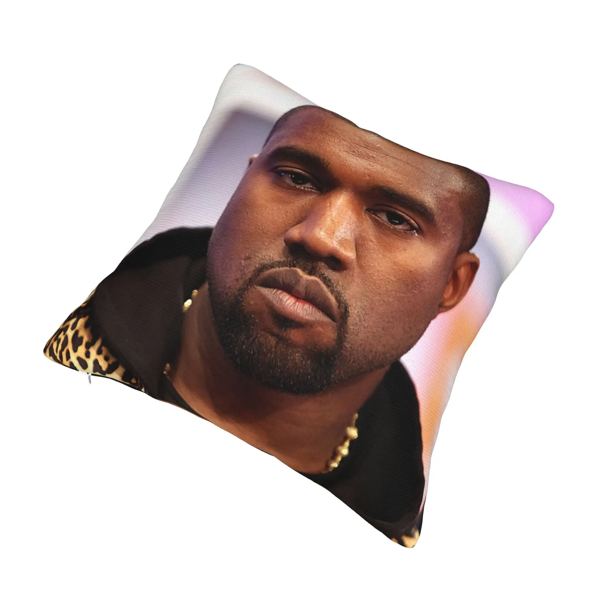 Popular Singer Kanye West Cushion Cover 40x40cm  Soft Nordic Pillows for Car Sofa