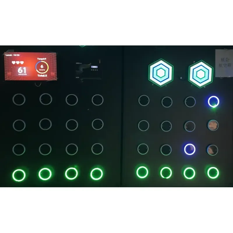 Interactive Tag Game Buttons Challenge Activation Party Game Room Versus Mode Competition