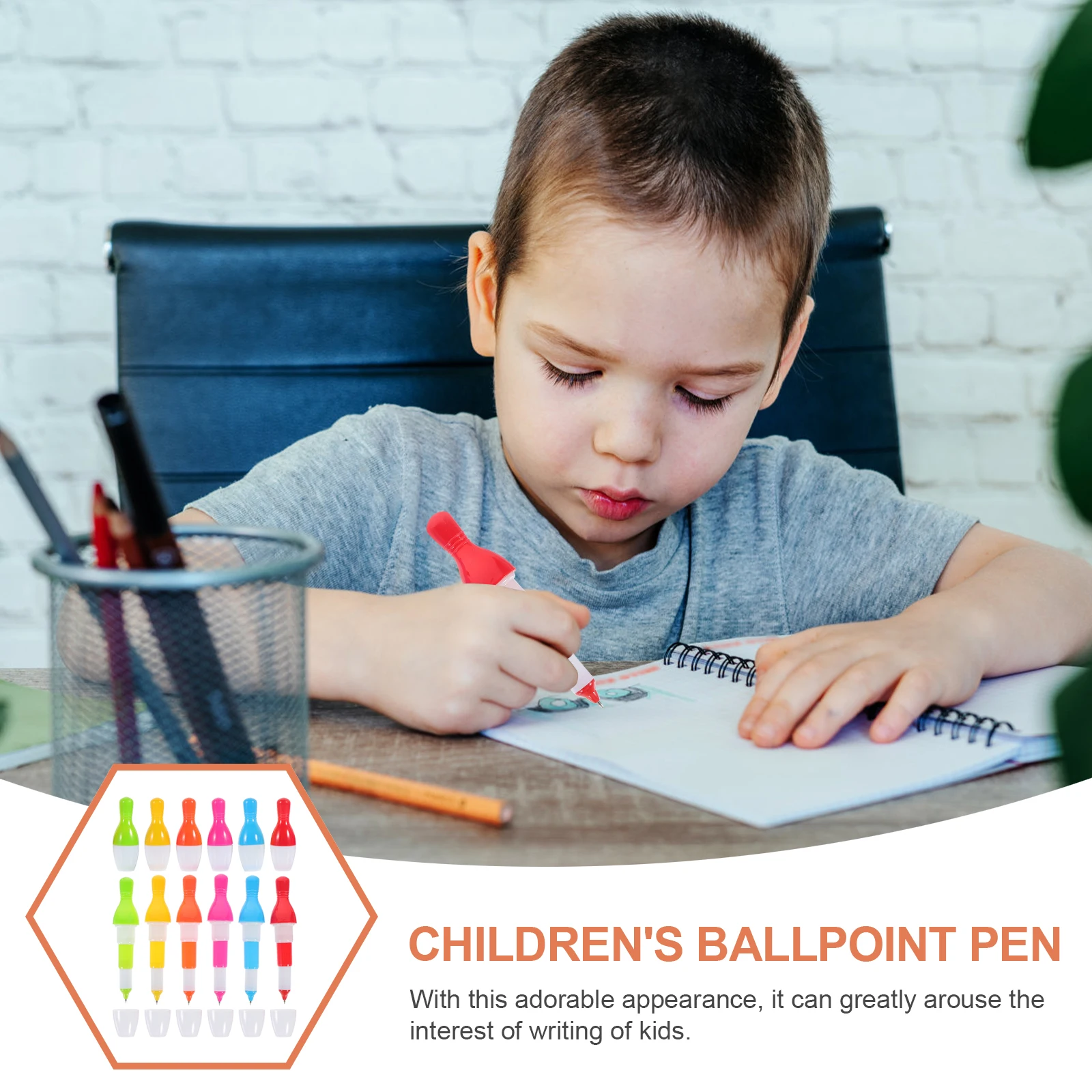 

15 шт., креативные шариковые ручки для боулинга, мультяшный дизайн, студенческие канцелярские принадлежности, красочные ручки для письма, школьное использование