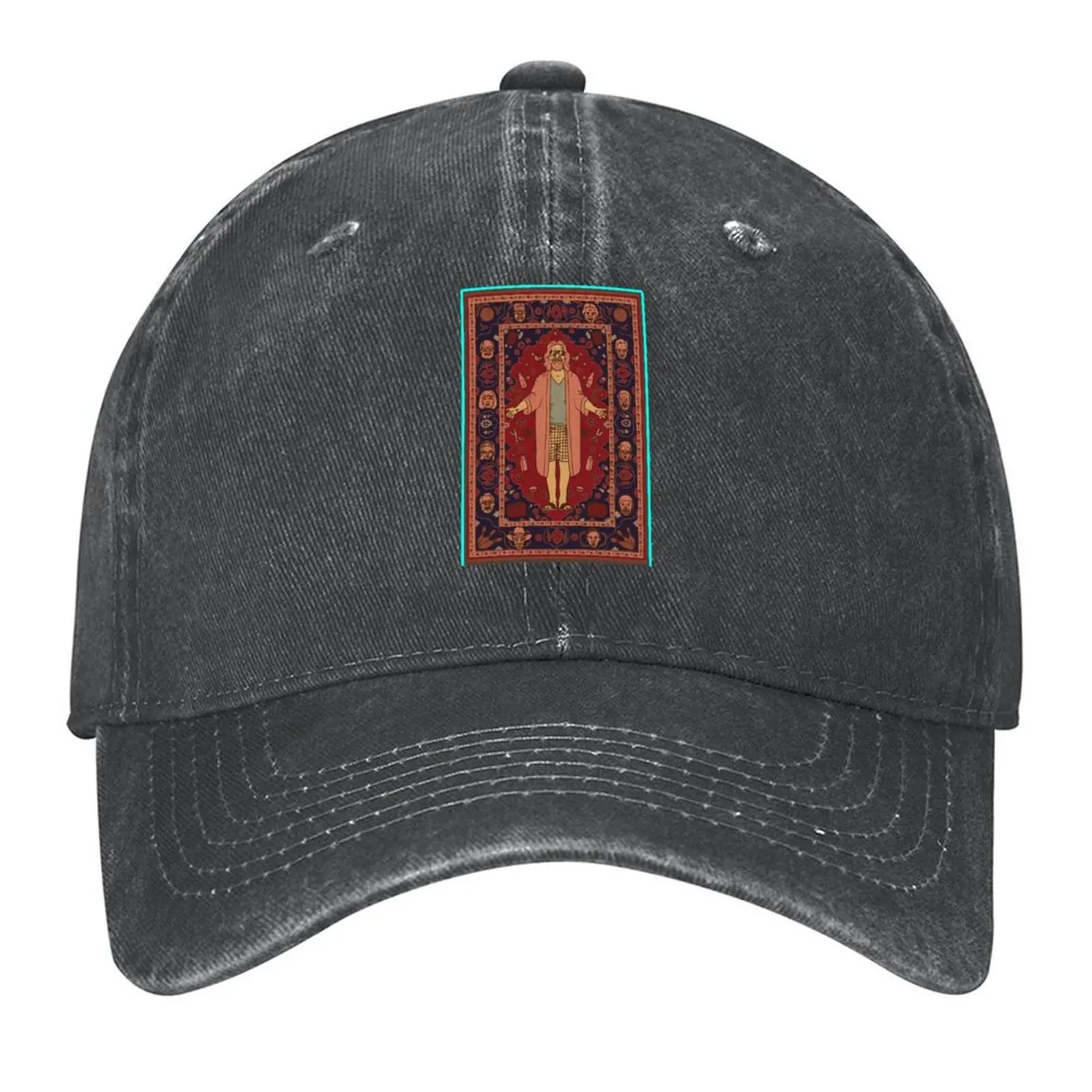 

2026 His Dudeness Baseball Cap Custom Hat Hip Hop Winter Hat Black Caps For Women Men's