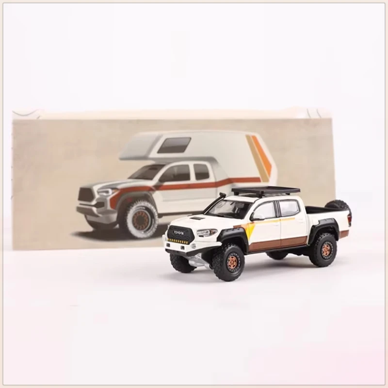 1/64 Scale TACOMA Off-road Camping Version Alloy Car Model Collection Display Ornament Toy Gift