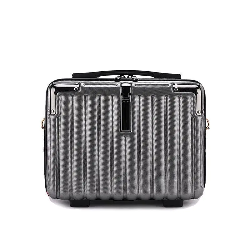 2023 New Mini Suitcase Advanced Cosmetic Bag Women's Lightweight Wash Box 14-Inch Small Suitcase Storage Box