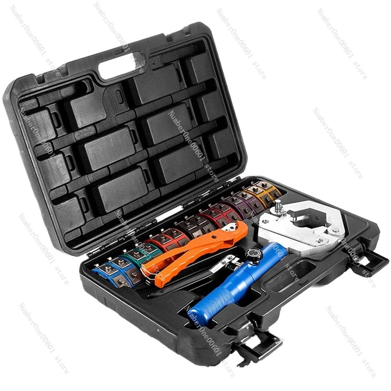 Car Air-Conditioning Pipe Pressing Machine Manual Hydraulic Hose Repairing Air-Conditioning Pipe Crimping Tool