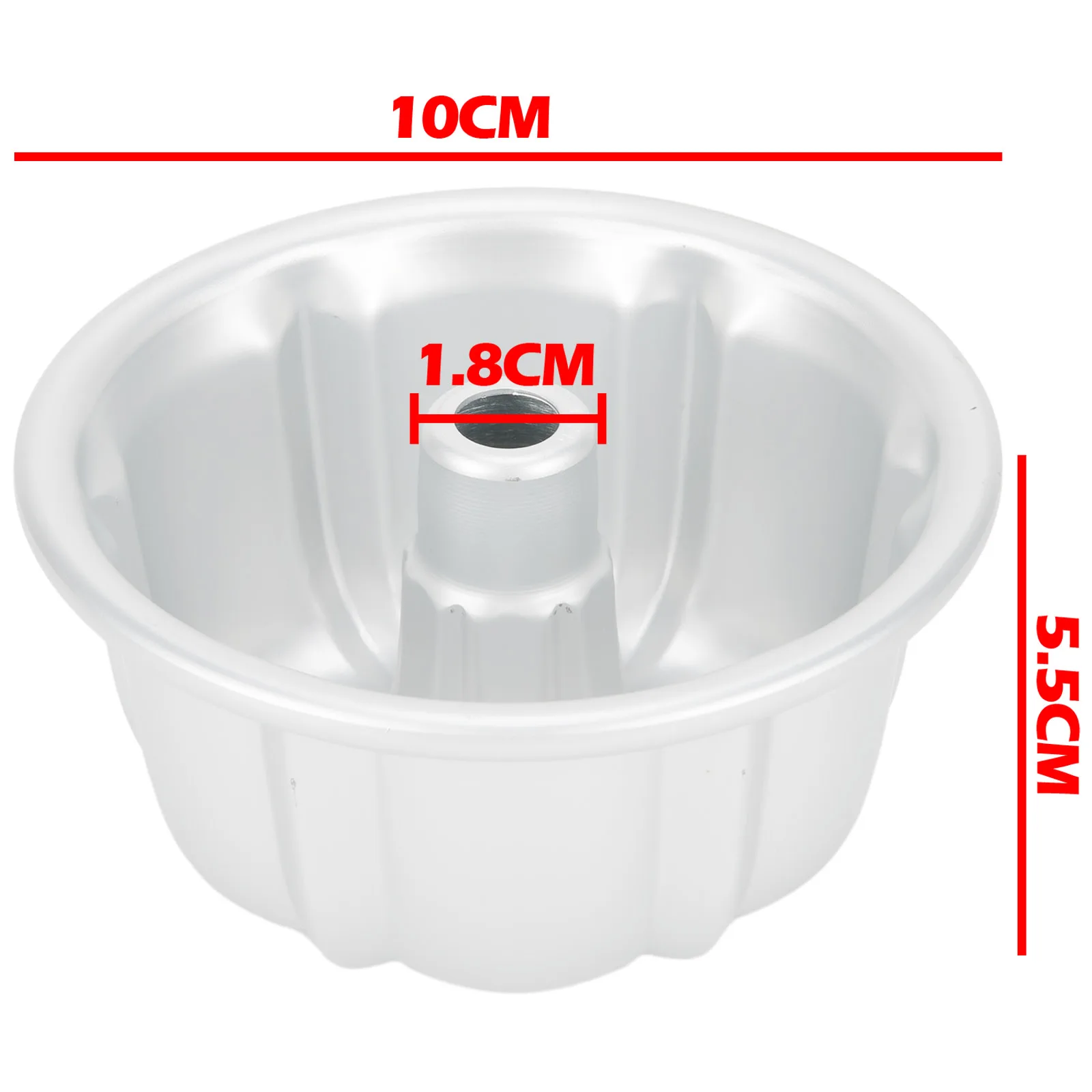 Non Stick Cake Mould Fluted Ring Cake Tin Cake Pan Tray Food-grade Metal Baking Mold Bakeware Kitchen Cake Tools