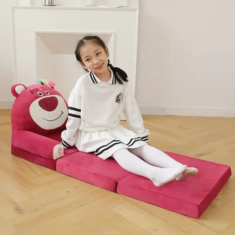 Disney Stitch Lotso Pooh Bear Creative Cartoon Cute Doll Style Home Portable Foldable Sofa Seat Room Decoration Children's Gift