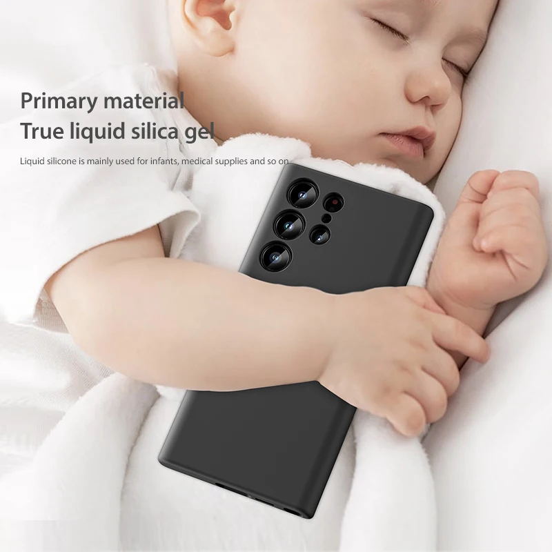 For Magsafe Magnetic Case For Samsung Galaxy S23 S22 S24 Ultra S21 FE Wireless Charging Cases Liquid Silicone Cover Accessories image 4