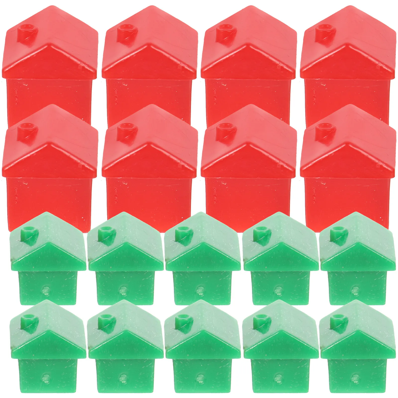 

2 комплекта пластиковых шахматных фигурок, зеленые, маленькие, для настольных игр, сменные аксессуары для Rich Victory Props