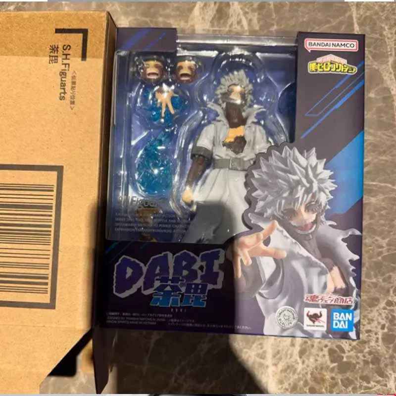 Oryginalne figurki akcji Bandai SHF My Hero Academia Dabi, zabawki anime dla chłopców/dziewcząt/dzieci/prezent na Boże Narodzenie, model kolekcjonerski