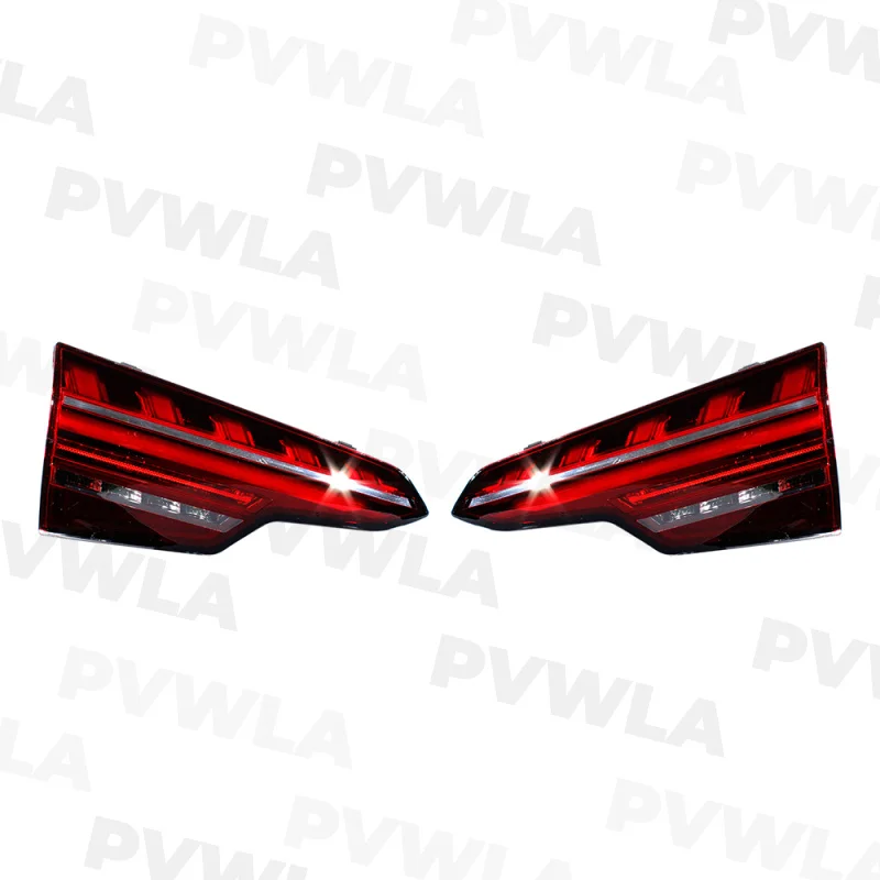 2PCs Left+Right Side Inside Rear Tail Light Lamp For Audi A4 B9 Sedan 2021 2022 2023 LHD Car accessories 8W5945093AA 8W5945094AA