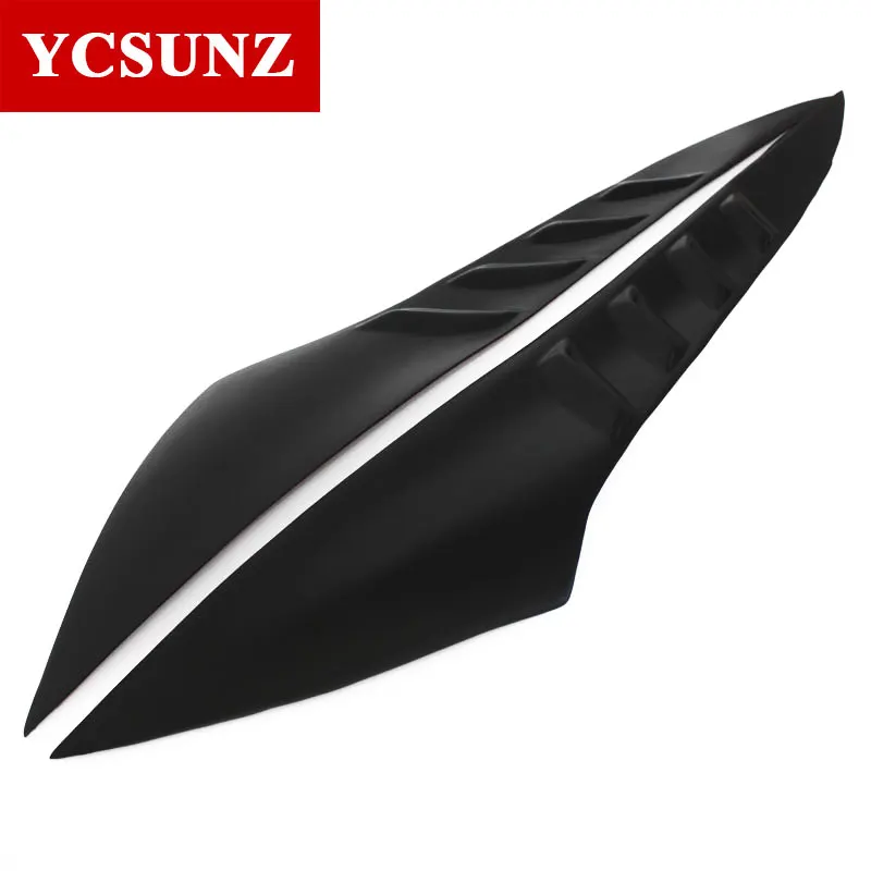 Matte Black Side Bonnet Scoop Cover For Mitsubishi l200 Triton 2015 2016 2017 2018 2019 Strada Double Cab Car Accessories Ycsunz