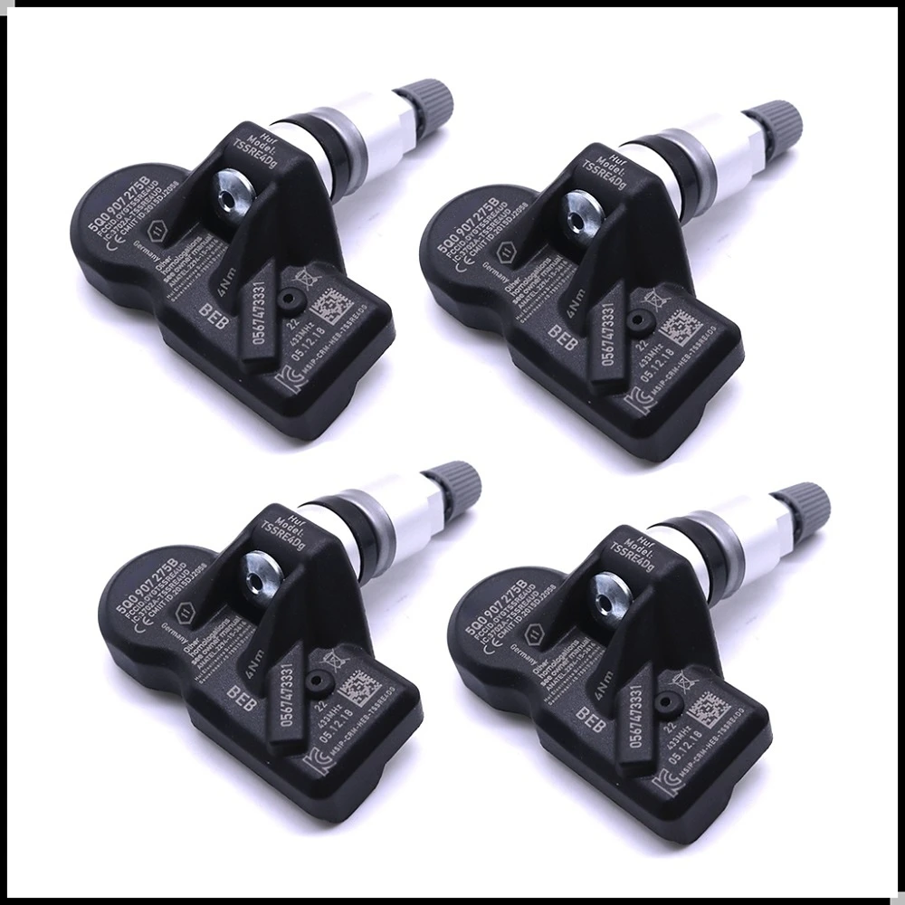 

ДЛЯ Volkswagen Tiguan Allspace Audi Porsche Skoda 2019-2024 ДАТЧИК 433 МГц TPMS ДАТЧИК ВОЗДУХА В ШИНА 5Q0907275 5Q0907275B