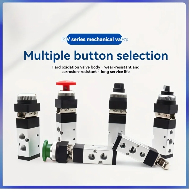 

Jungong pneumatic mechanical valves: 2/3 channel manual switching, 2/5 channel cylinder control valves