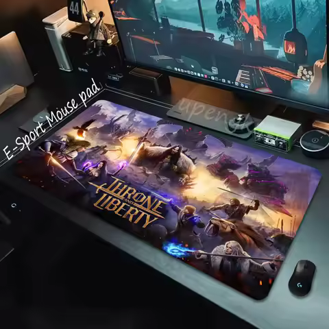 Throne And Liberty Mousepad Large Keyboard Desk Mat Gaming Mouse Pad LockEdge Non-slip Mat XXL 1200x600mm