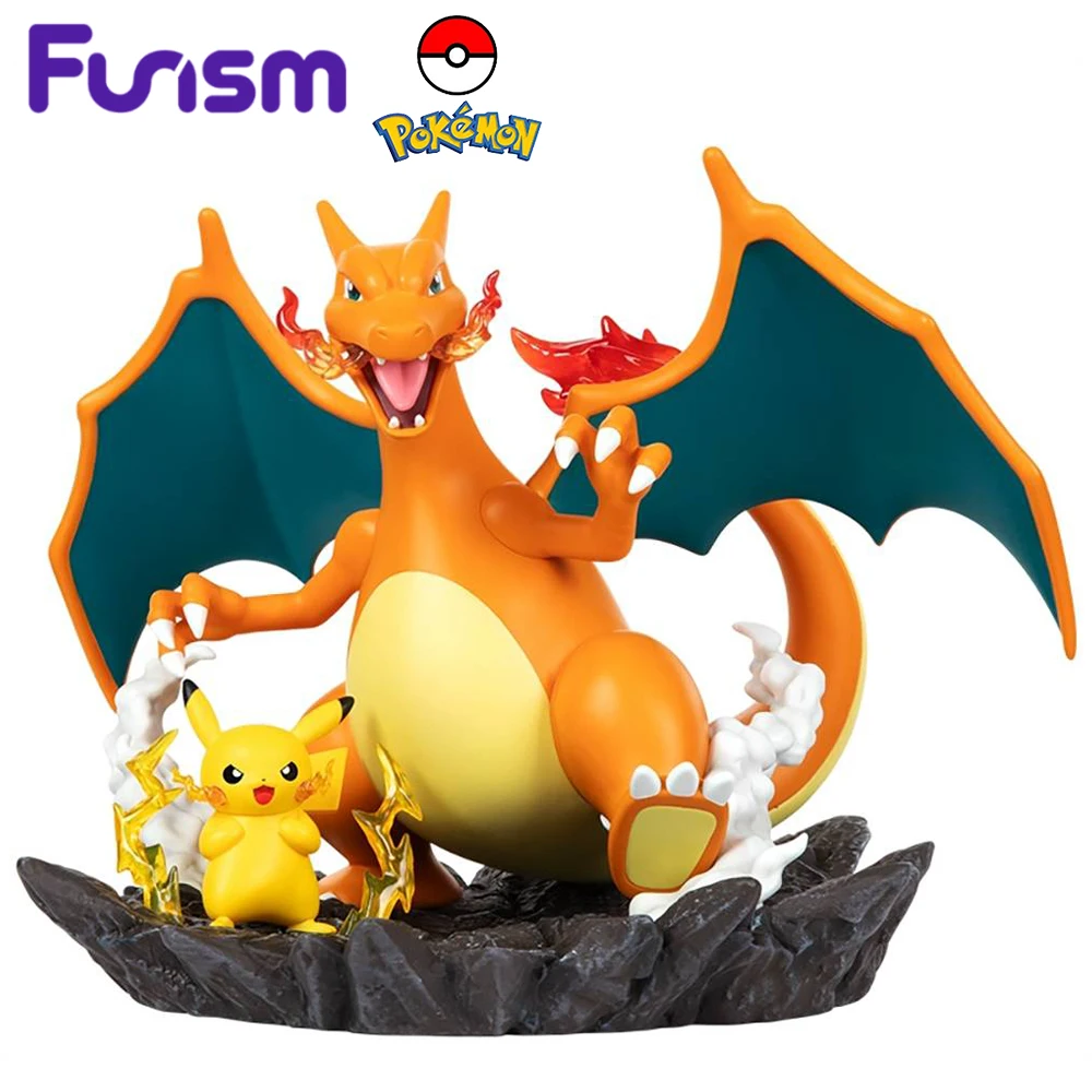 New Original Stocked Funism Charizard Anime Figures Collectible 16Cm Model Toys Good Gifts for Fans Kids Table Decoration