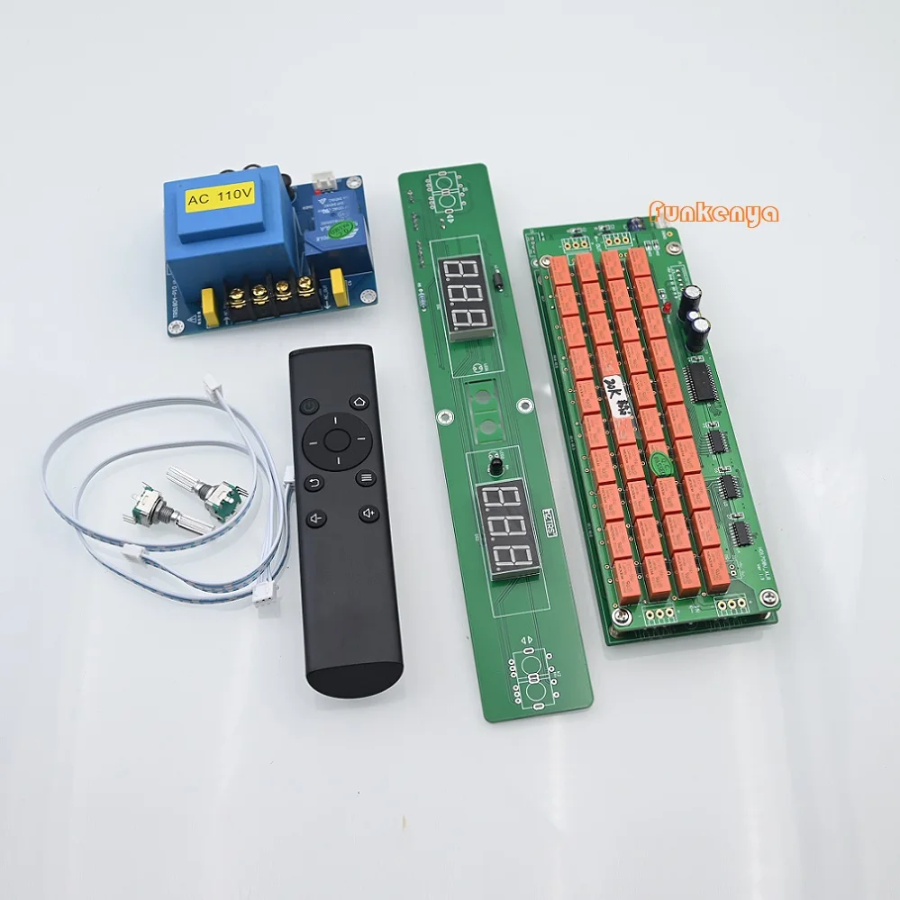 Volume Control Kits Passive Preamp Amplifier Board Balanced Input  XLR Remote Control 1024