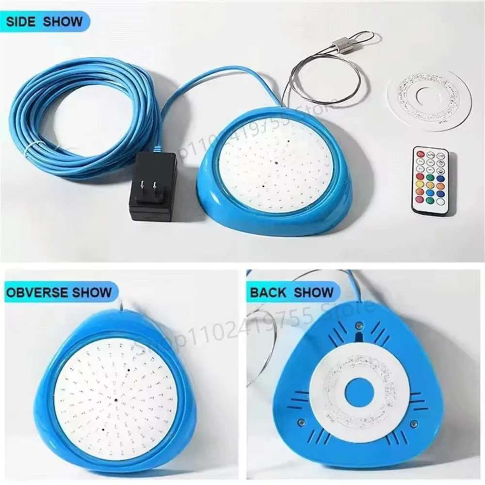 

RGB Underwater Light 25W IP68 Waterproof Magnetic Suction 12W Swimming Pool Lamp Mobile APP Control Pools Party Scenery lighting