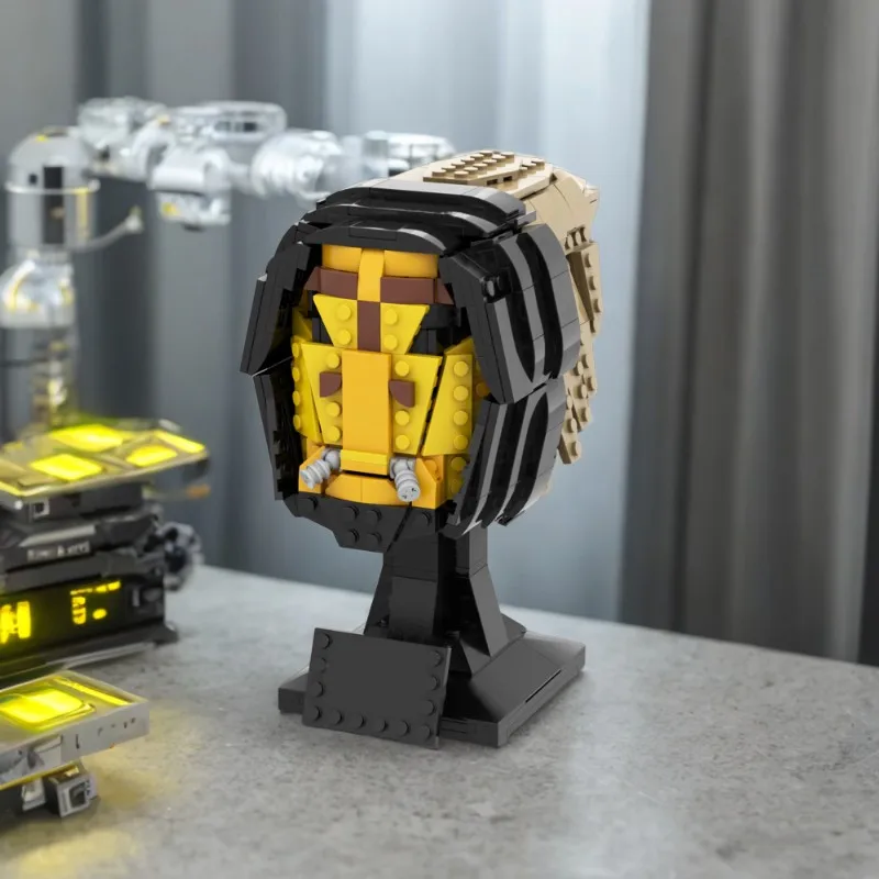 485PCS Pyke Soldat Helm Sammlung MOC Stern Teig Helm Set Modell Bildung Bausteine Geschenk