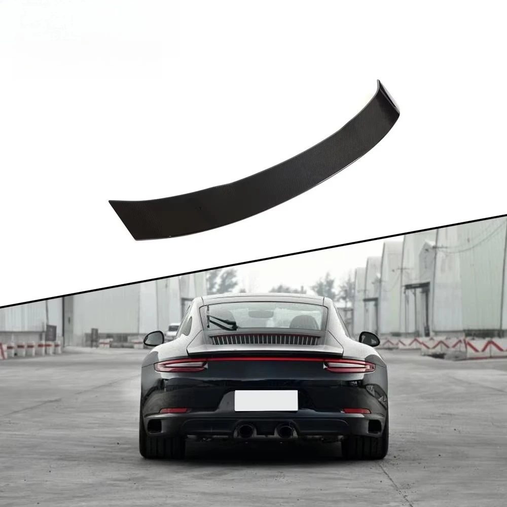 

Carbon Fiber Rear Trunk Wing Spoiler for Porsche 911 991 Carrera 4 S 4S Turbo S GTS Coupe 2-Door 2016-2018