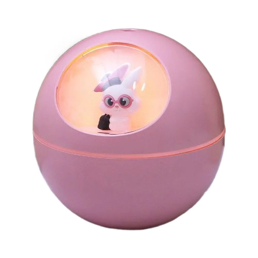 For Travel-Sized Humidifier with 7-Color LED Night Light and Low-Noise Performance for Bedroom Office Study Area
