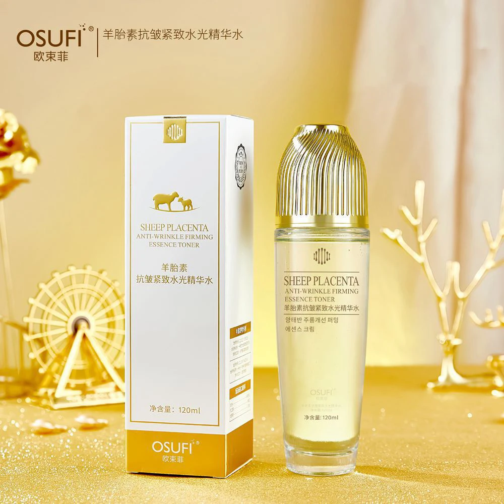 

OSUFI Sheep Placenta Essence Face Lotion Tightening Contour Moisturizing Face Cream Face Toner Makeup Water Korea skin care