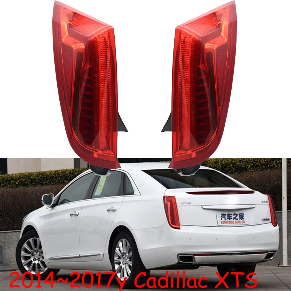 1pcs car bumper tail light for Cadillac XTS taillight Taillamp LED 2014~2017y car accessories for Cadillac XTS fog lamp