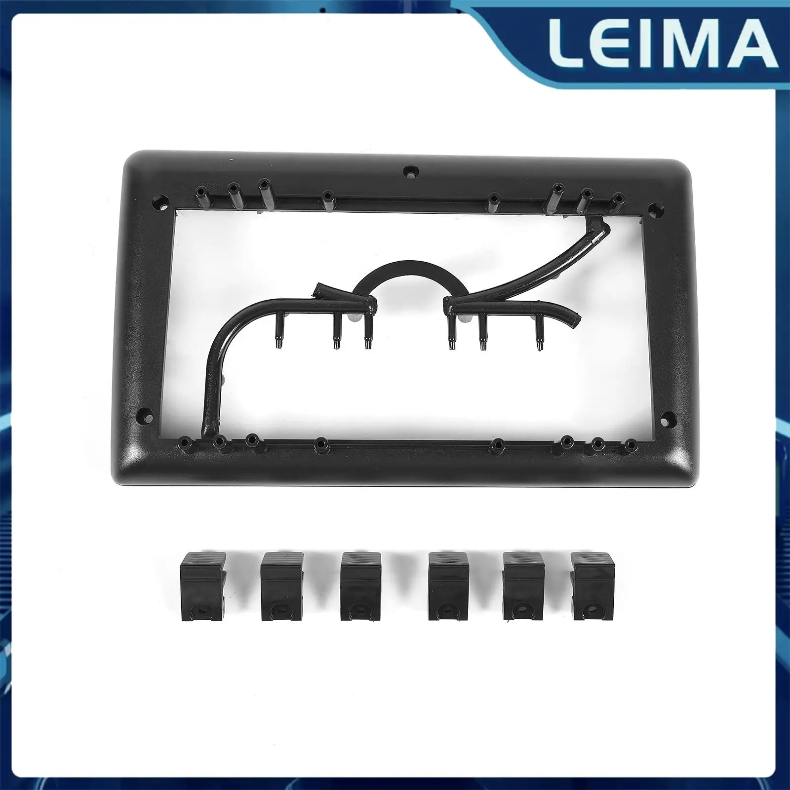 7 to 9 Inch Switch 2 Double Din Frame Car Radio Frame Suitable For All Car Radio Finish Frame Dashboard Mounting Frames Trim Kit