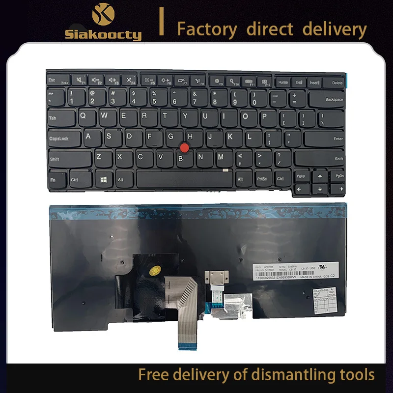 

Siakoocty New Lenovo Thinkpad T440 T440P T440S T450 T450s T431s E431 Keyboard US with pointers