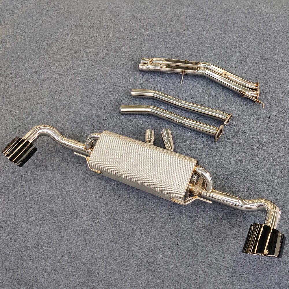 Silenziatore valvola Factiry in acciaio 304 con telecomando per scarico Catback Valvetronic Audi Q8 3.0t