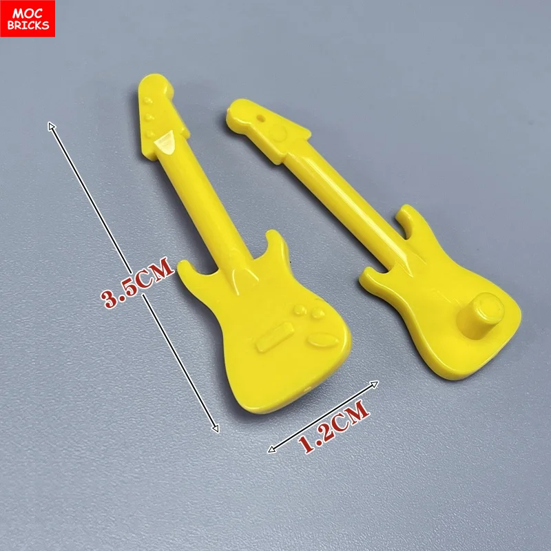 MOC Ziegel Suona Horn Musik Punktzahl Sänger Saxophon Bass Figur Musikinstrumente Pädagogische Bausteine Kinder Mädchen Spielzeug – Detail 1
