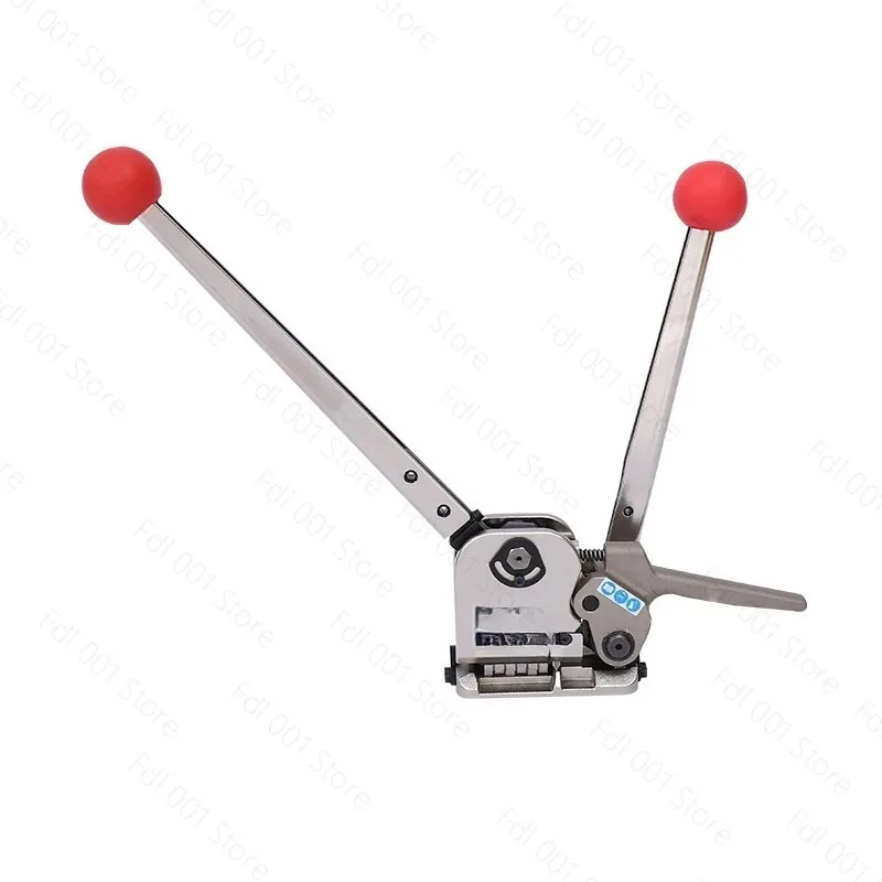 

Manual Sealless Steel Strapping Tool MH35A /32mm Metal Strap Heavy Duty Combination Banding Machine No Seal Required