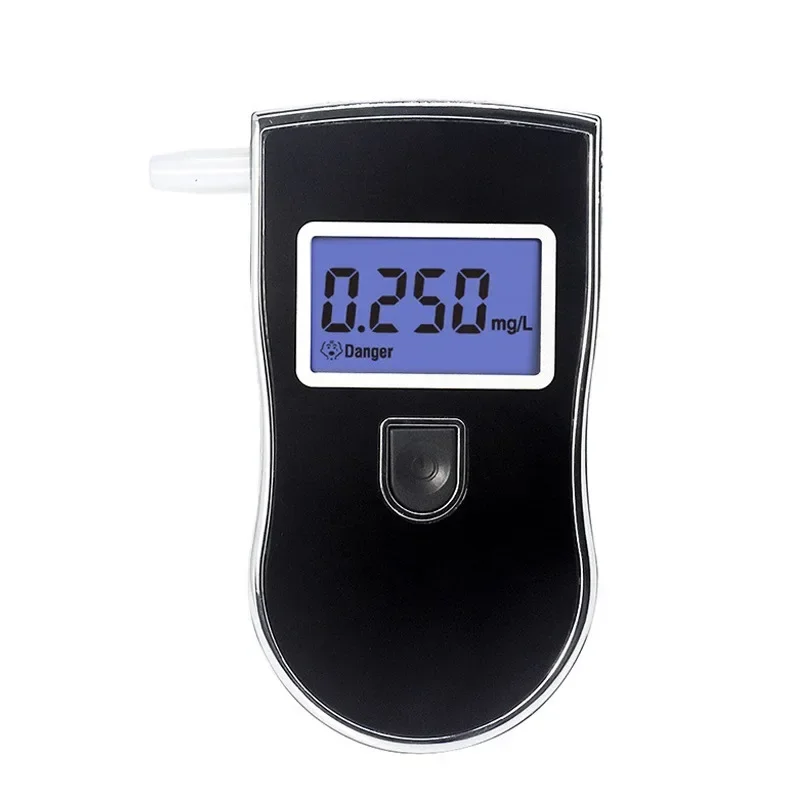 Best Durable AT818 Portable Handheld Breath Alcohol Tester Check Drunk Driving Blowing Blue Light Alcohol Tester