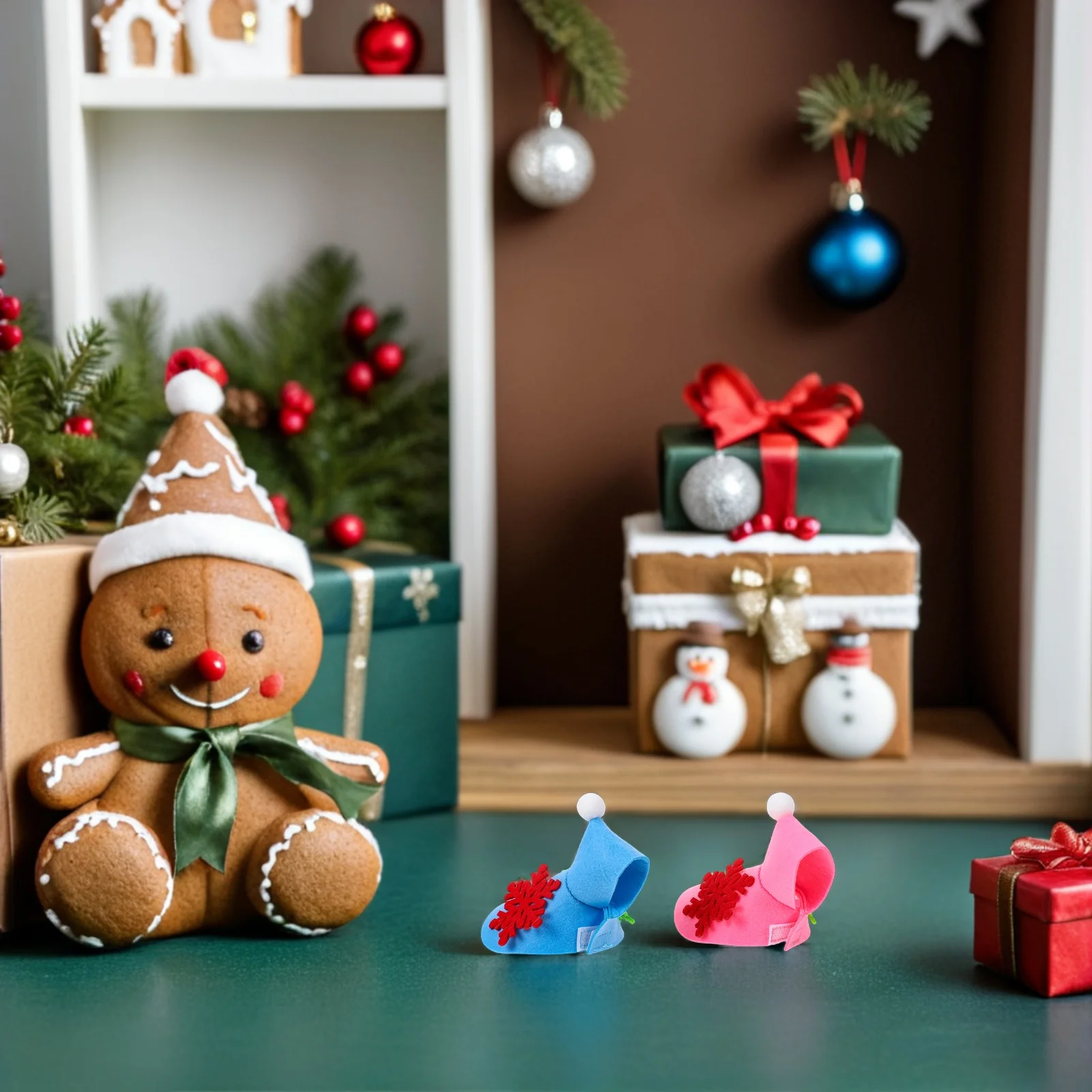 

2pcs Christmas Parrot Cloak Snowflake Design Warm Bird Coat Universal Fit For Cockatiel Parakeet - Felt Winter Outerwear Pet