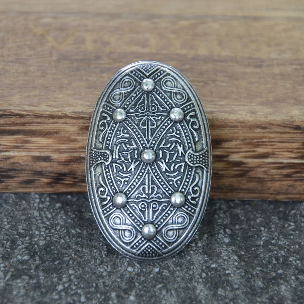 Nostalgia 1Pcs Nordic Mythology Irish Knot Turtle Viking Brooch Punk Rock Clothing Dress Pin For Men Women
