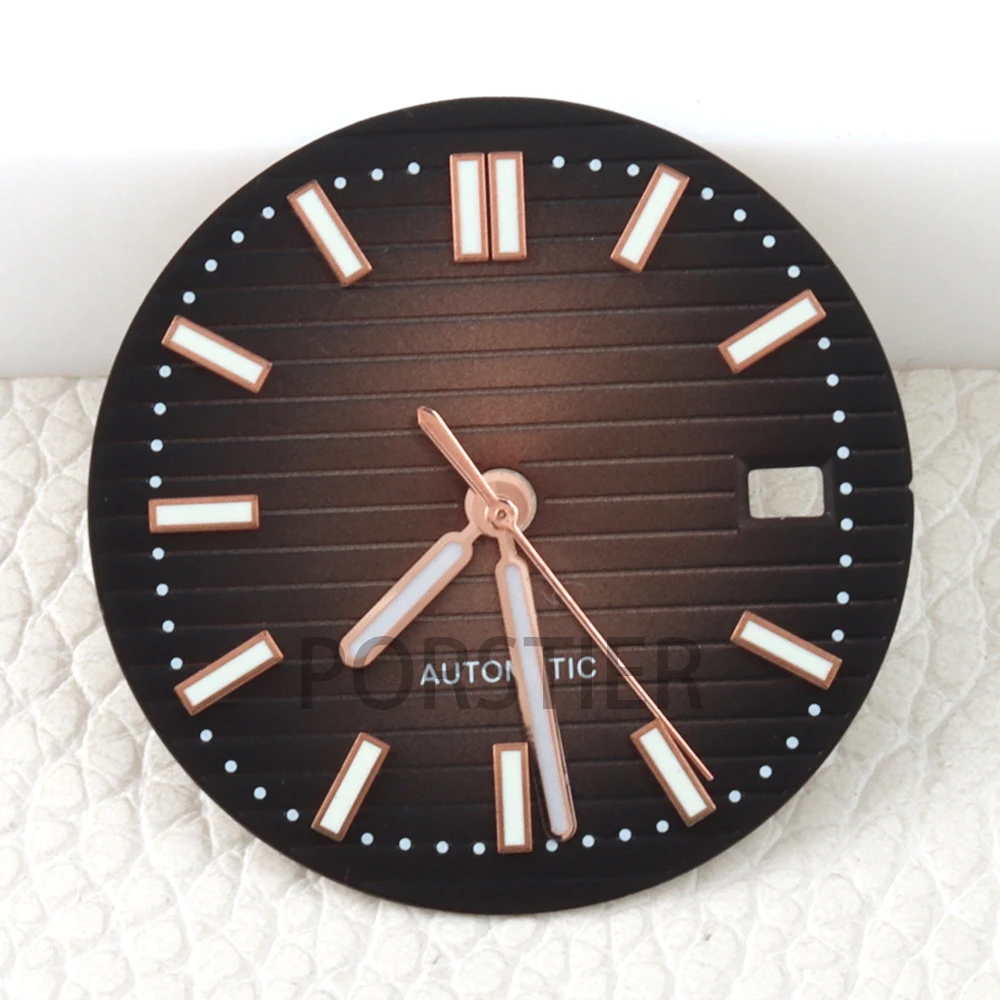 

29.8mm Watch Dial NH35 Green Luminous Dial Hands for Nautilus NH35/NH36/NH38 Movement Watch Accessories Watch Repair Parts