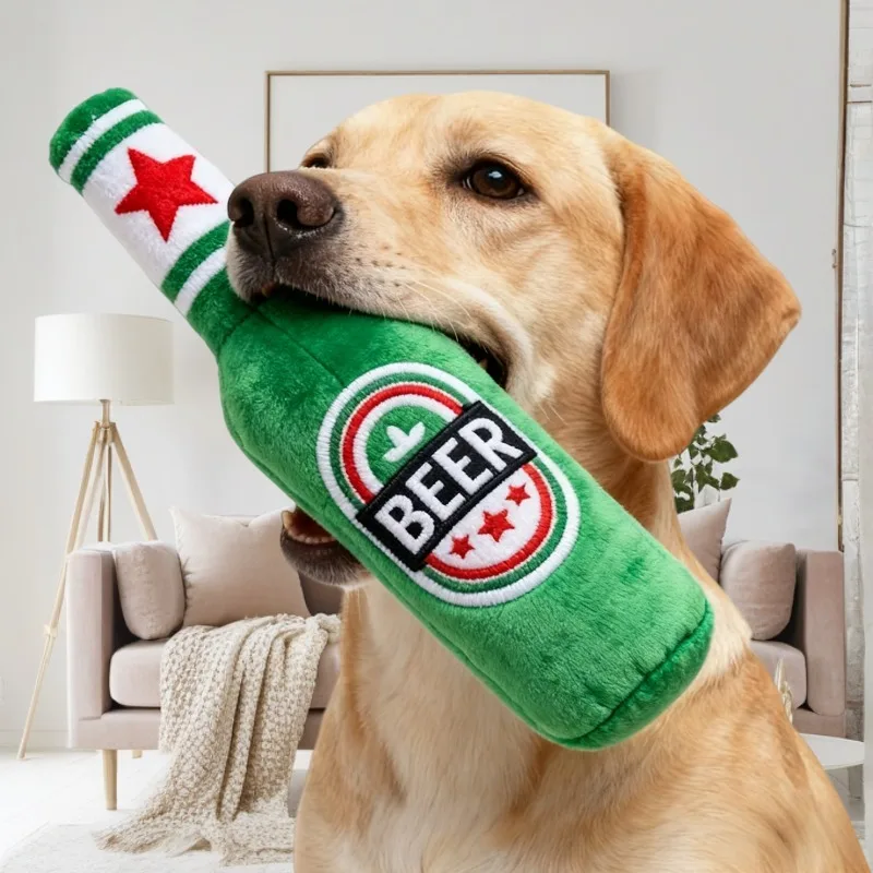 Das neue Simulationsbier-Plüschtier mit Soundfunktion und BB-Geräuschen wird als Spielzeug bezeichnet. Hunde können durch Kauen und Zähneknirschen die Langeweile lindern