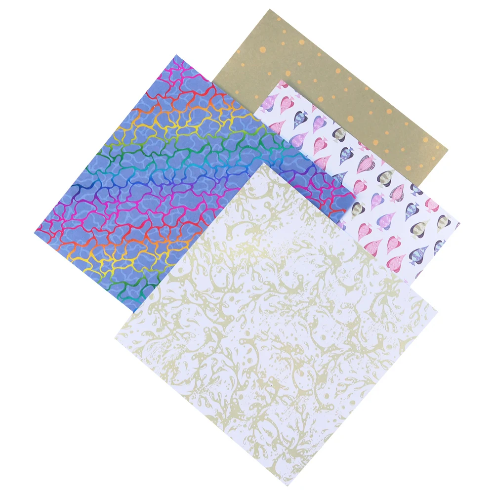 Creative Path Ozean Meer 6x6 Zoll Scrapbooking-Hintergrundpapier Wellen-Meerjungfrauen-Fisch-Muster Journaling-Dekorationspapier für Origami – Detail 6