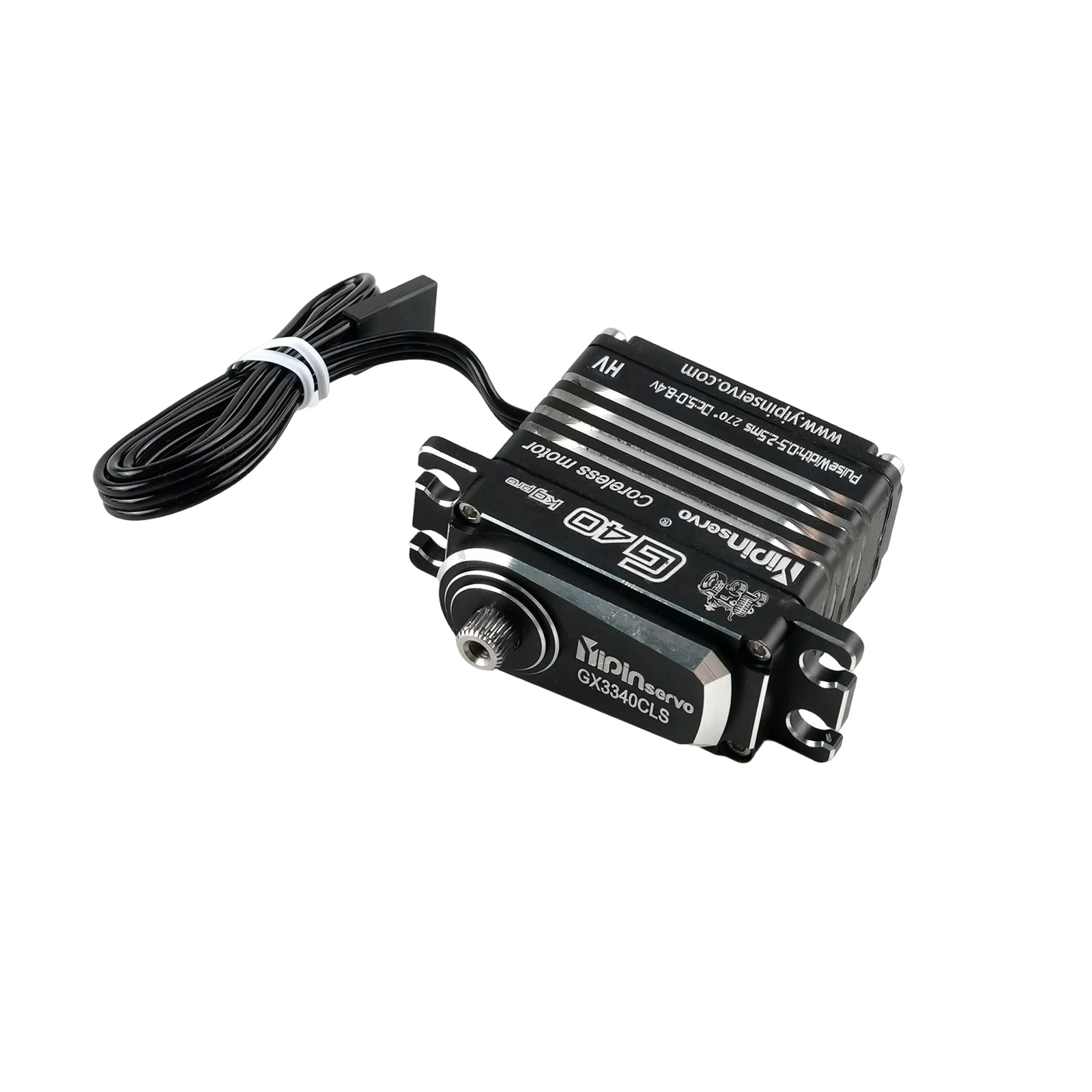 40KG Large Torque Full Metal Digital Servo Waterproof IP67 Coreless Motor Servo for RC Car Truck Crawler Boat Robot DIY Model