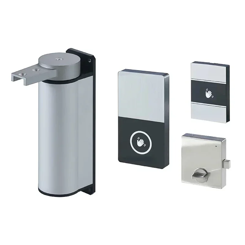

Touchless Contactless Sensors washroom Switch magnetic locking system door opener Toilet Automatic Door System