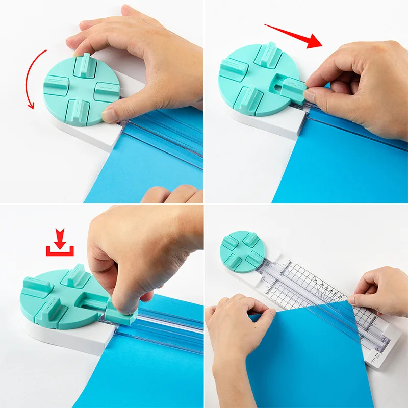 A4 Paper Cutting Machine Paper Cutter Art Trimmer Crafts Photo Scrapbook Blades DIY Office Home Stationery Knife