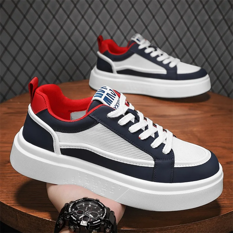 Skateboard Loafers Casual Schoenen Casual Sneaker Mannelijke Sneakers Sport-En Vrijetijdsplatform Sportschoenen Zacht En Comfortabel