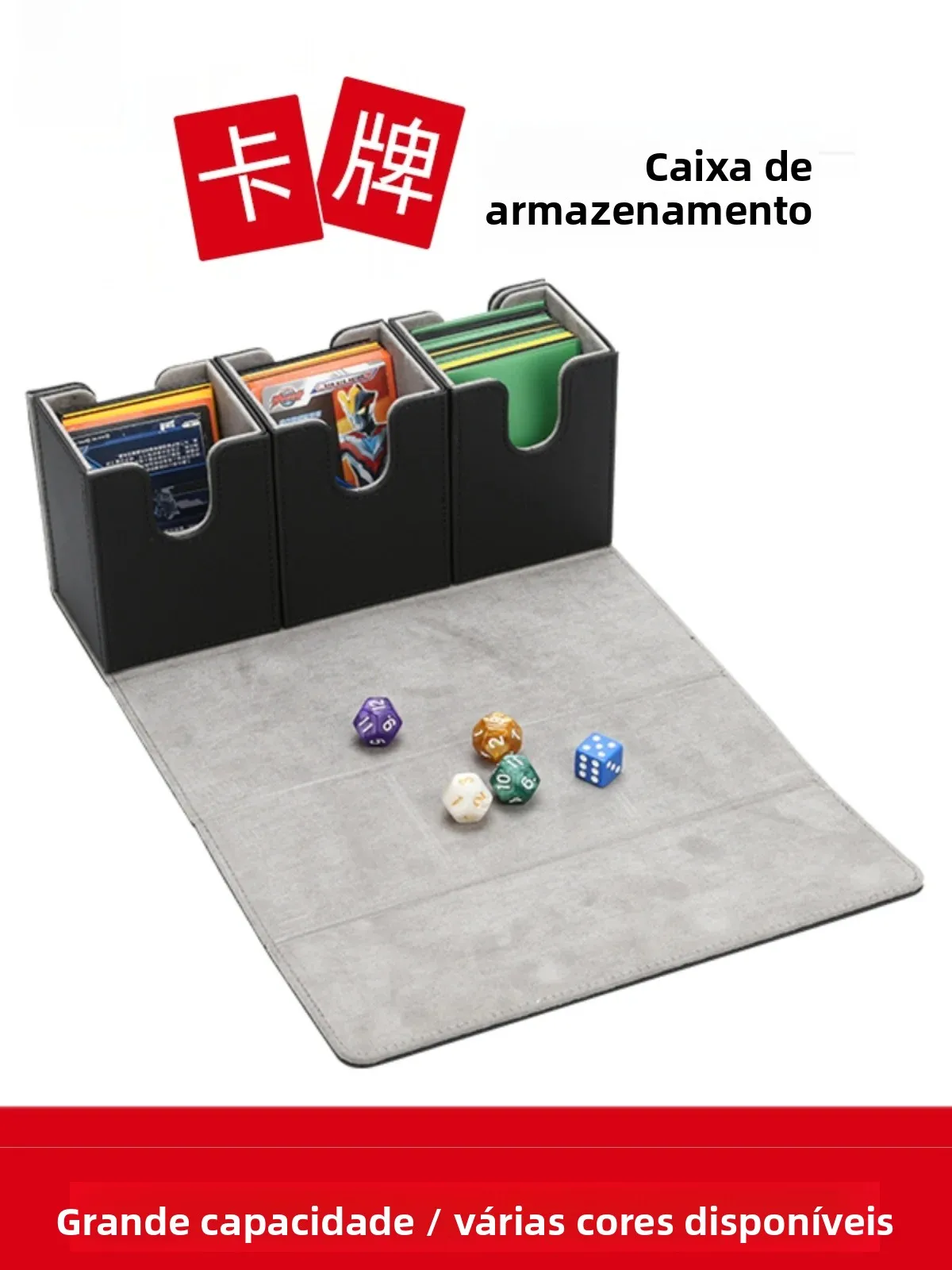leather-multi-functional-card-game-storage-box-separation-type-four-in-one-tabletop-game-card-box-for-ptcg-collectible-card-game