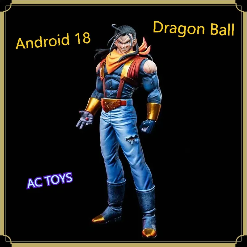

Dragon Ball Z Android 18 Figure villain Form Robot PVC Can Favorite 32cm/12.59Inch Anime Fan Favorite Battle Figure Toys Gifts