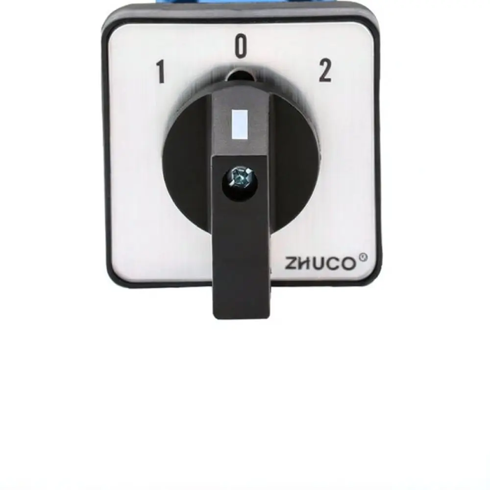 For Zhuochao SZW26 20 D808 8 Cam Rotary Switch 3 Position 1 0 2 Changeover Industrial Electrical Component Control Panel Device