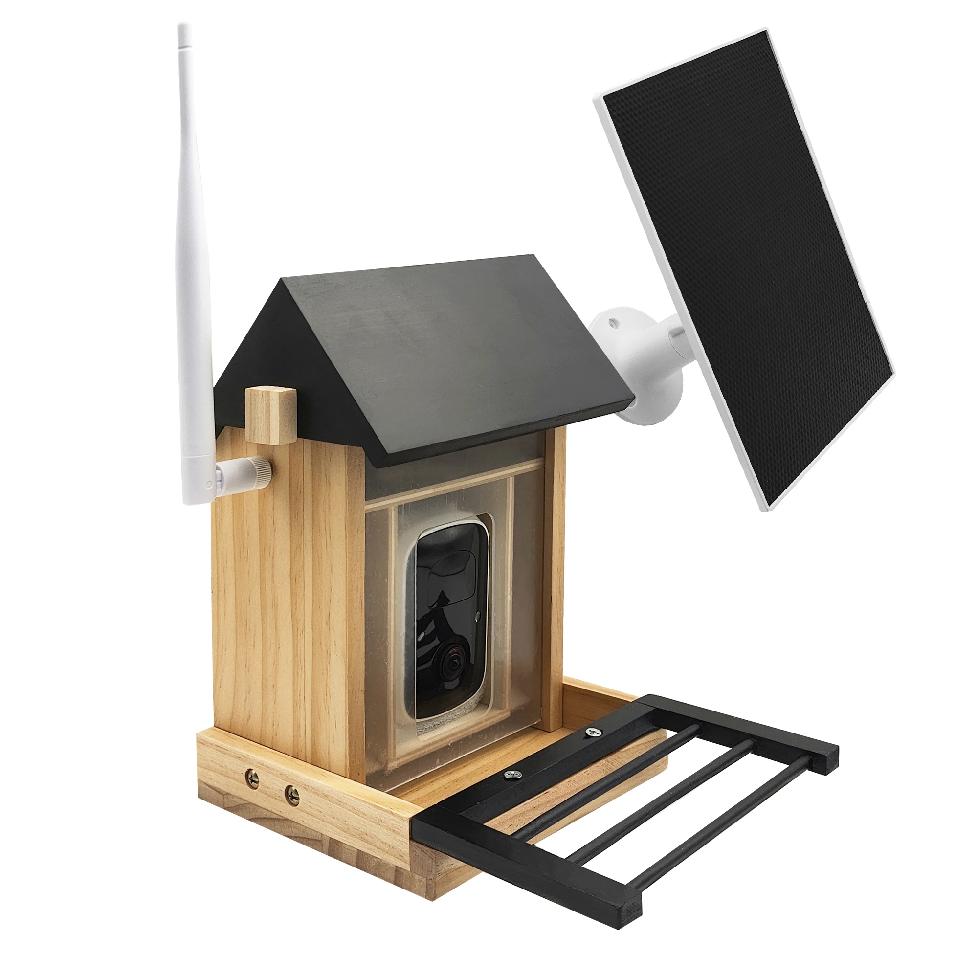 

AI Birds Identification Smart WiFi Birds Feeder With Solar Panel Battery