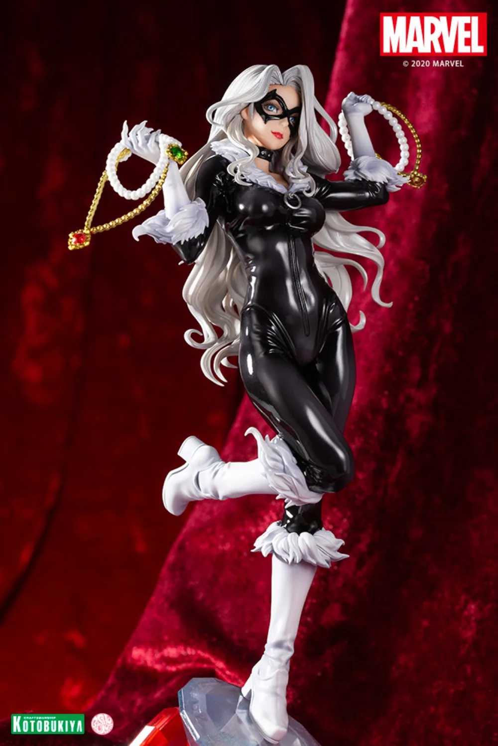 100% Original in Stock Kotobukiya Bishoujo Statue Black Cat Steals Your Heart Collection Series Model Decoration Model Toys view 2