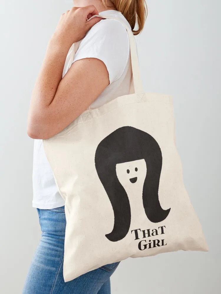 

That Girl Vintage TV Show Tote Bag university shopper bag Women's handbag canvas tote bag Lady bags