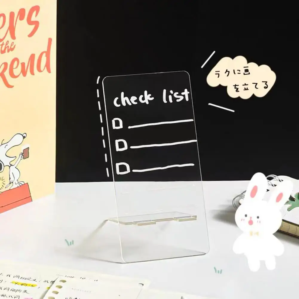 Widely Use  High Quality Message Memo Sticky Notes Transparent Board Reliable Note Pad Nice-looking   for Home